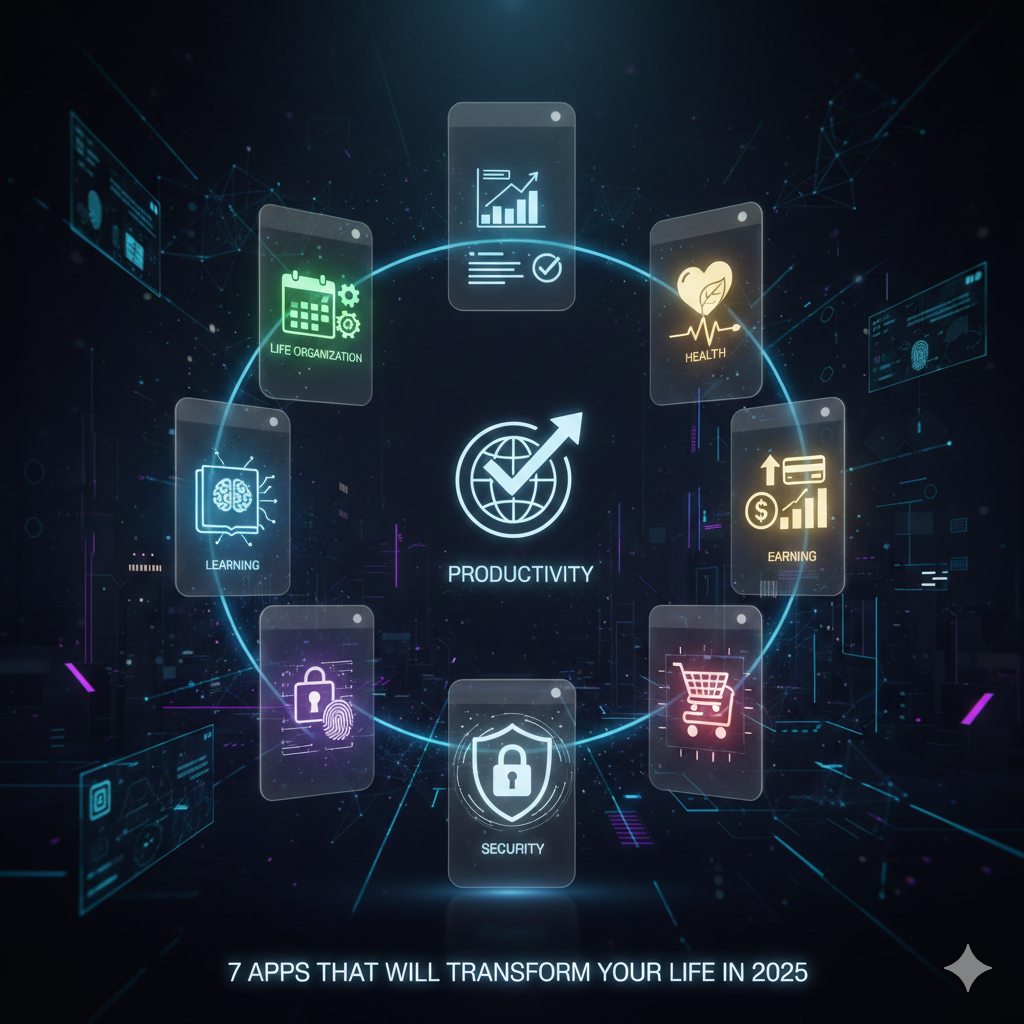 2025 کے وہ 7 Apps جو آپ کی زندگی بدل دیں گے