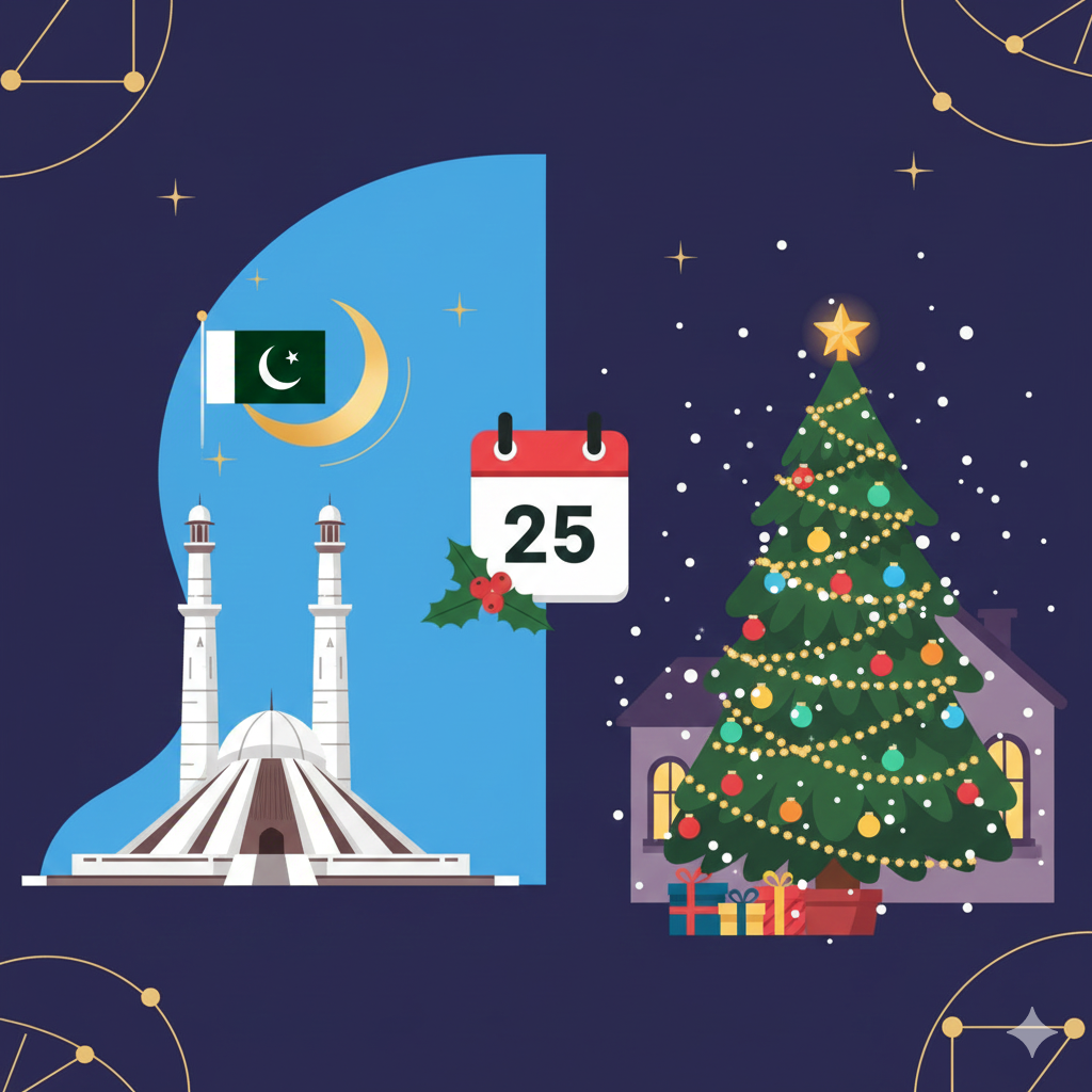 25 دسمبر کی چھٹی: قائدِ اعظم ڈے اور کرسمس