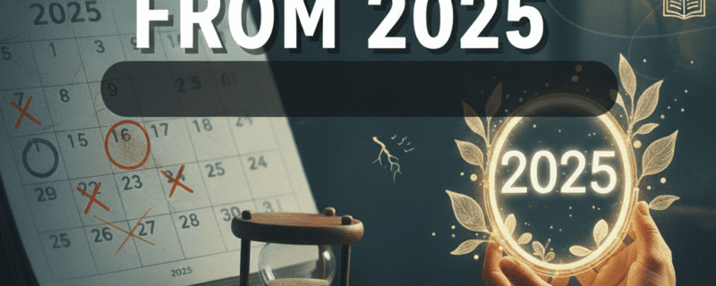 سیلف ریفلیکشن: 2025 سے میں نے کیا سیکھا؟