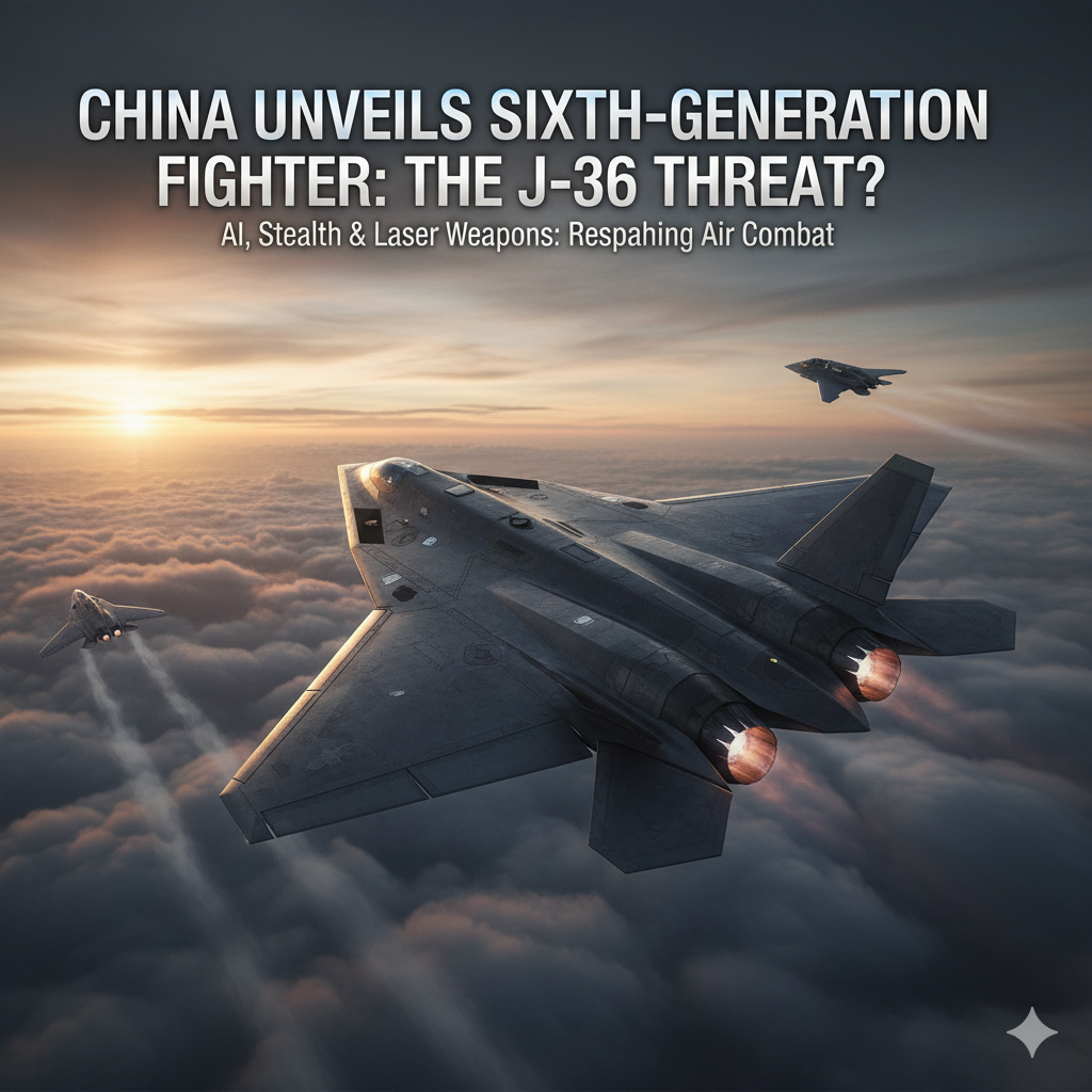 Sixth Generation Fighter: چین کا نیا جے-36 اور فضائی دفاع کا مستقبل