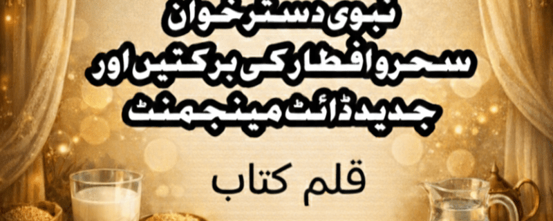 نبوی دسترخوان: سحرو افطار کی برکتیں اور جدید ڈائٹ مینجمنٹ