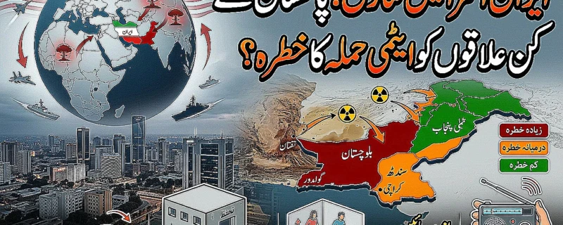 ایران اسرائیل کشیدگی اور ایٹمی حملے کا خدشہ: پاکستان کے کون سے علاقے خطرے میں ہیں؟