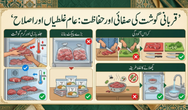 قربانی کا گوشت: صفائی اور احتیاط کے اہم اصول