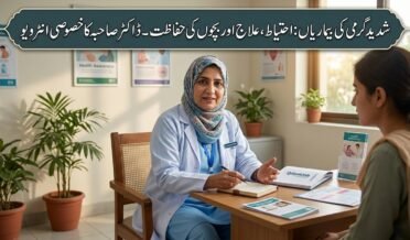 بڑھتی ہوئی شدید گرمی اور بچوں کی صحت: ماہر ڈاکٹر سے خصوصی گفتگو