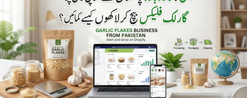 لہسن کا کاروبار: پاکستان سے شاپی فائی پر گارلک فلیکس بیچ کر لاکھوں کیسے کمائیں؟