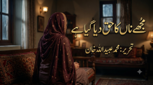 مجھے ناں کا حق دیا گیا ہے۔