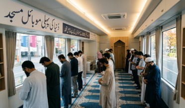 World first mobile mosque
