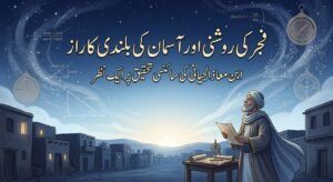 فجر سے پہلے آسمان کی روشنی
