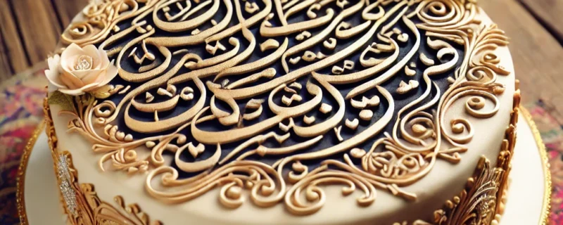 کیک پر لکھیئے  مزیدار جملے
