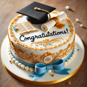 exam congratulation cake