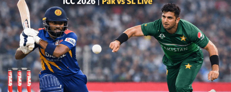 Pak vs SL Live