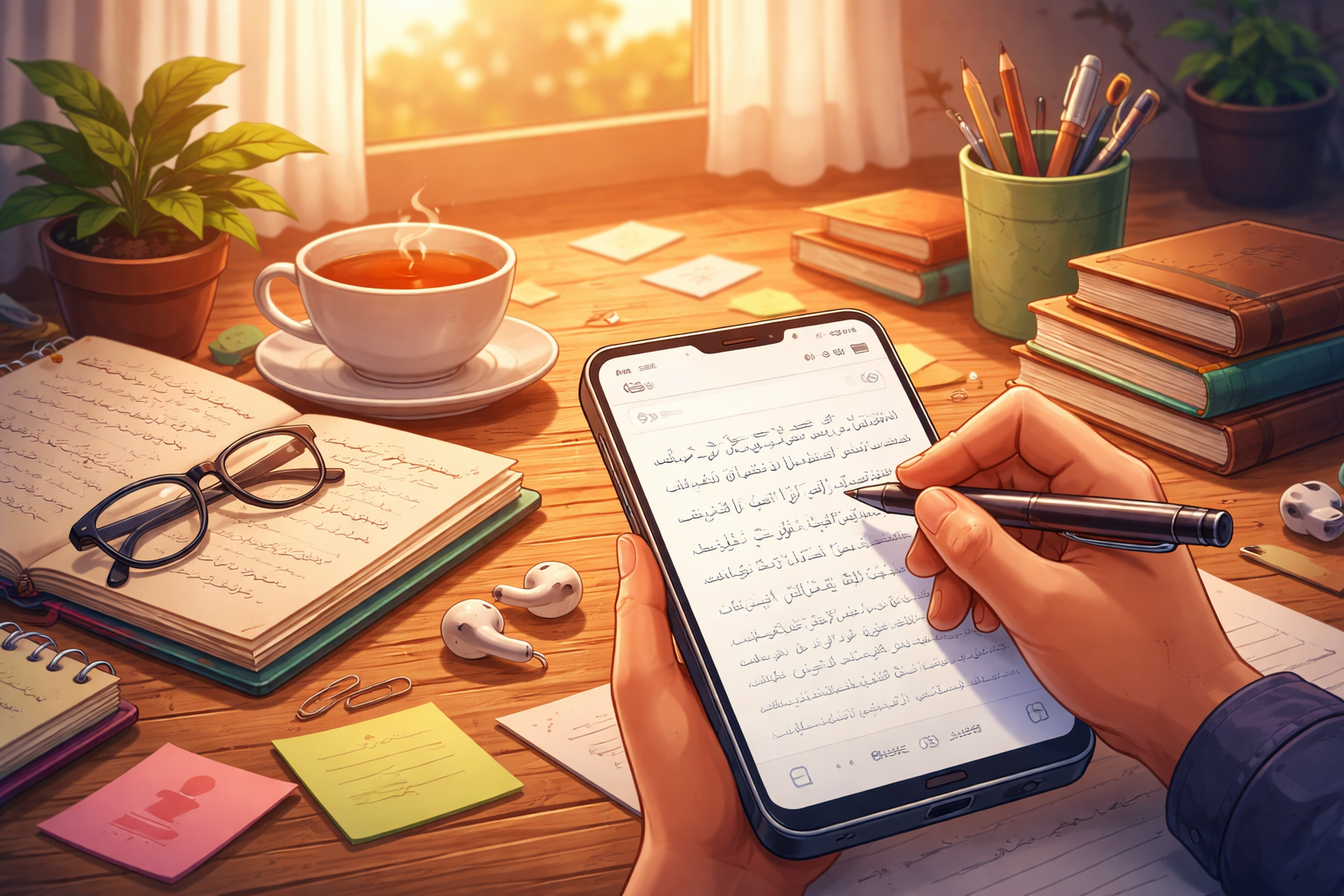 موبائل سے لکھنا سیکھیں – 2 